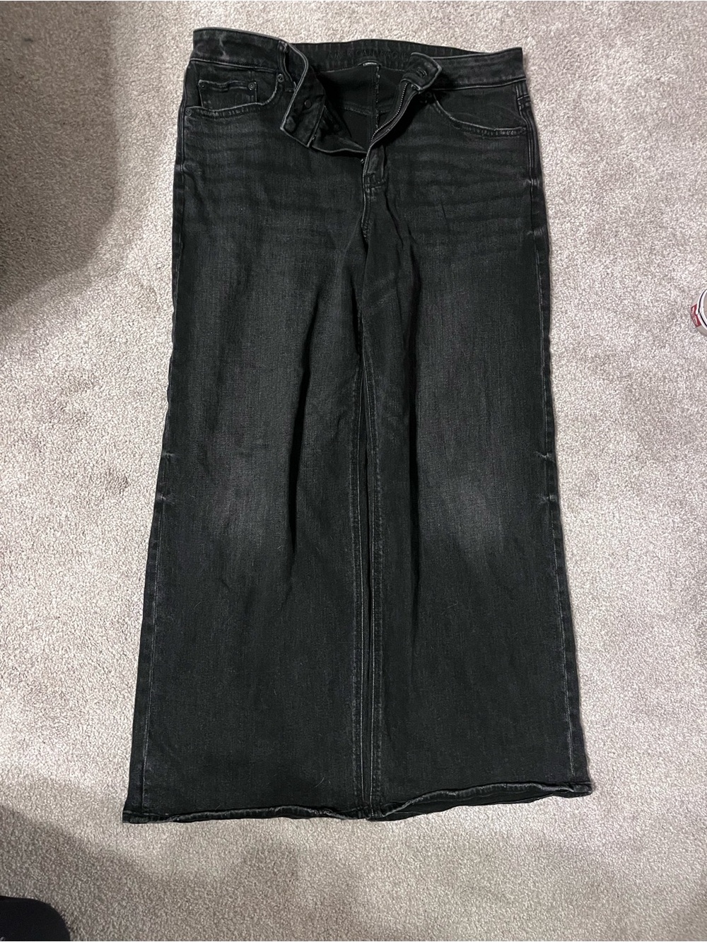 American Eagle Outfitters Black Wide Leg Jeans